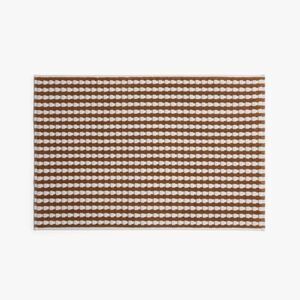Parachute - Terry Check Tub Mat Pecan - Parachute Pecan